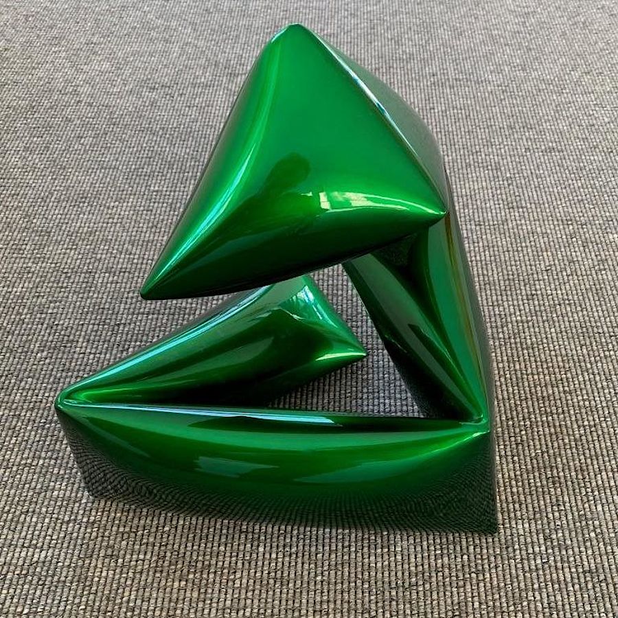 Korff Stiftung - Willi Siber - Sculptures - Steelsculpture green