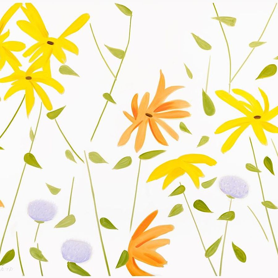 Korff Stiftung - Alex Katz - Graphics - Flowers 2