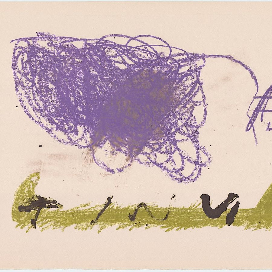 Korff Stiftung - Antoni Tapies - Graphics - Clau del Foc XVI