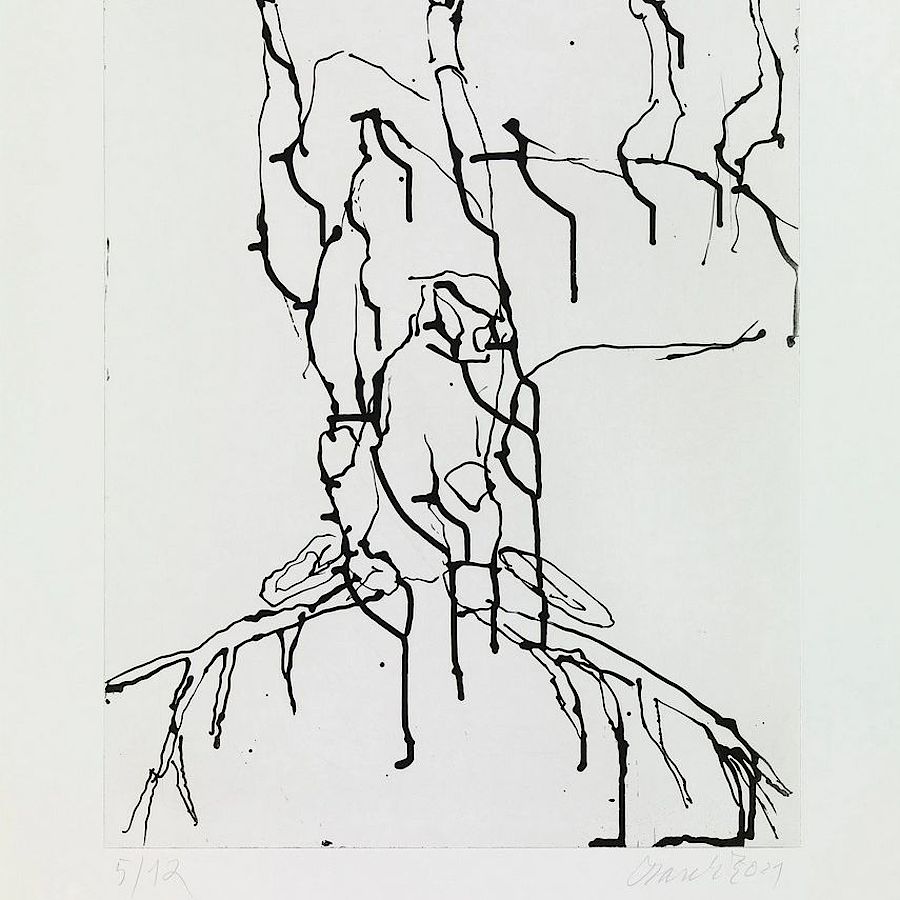 Korff Stiftung - Georg Baselitz - Grafiken - Deer III