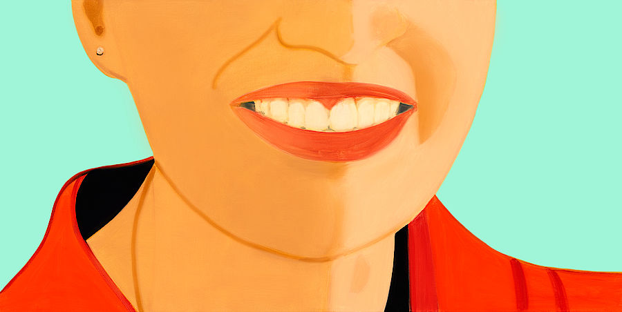 Korff Stiftung - Alex Katz - Graphics - Big smile (Vivien)