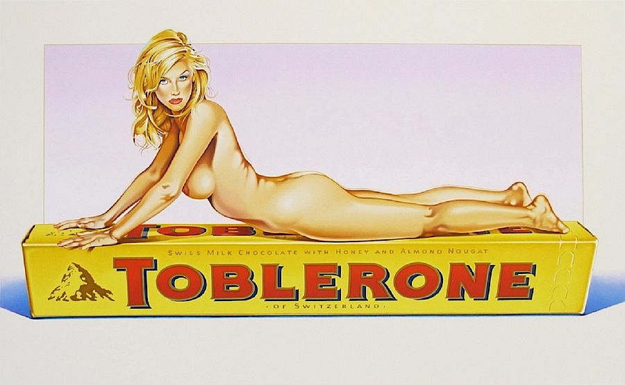 Korff Stiftung - Mel Ramos - Grafiken - Toblerone Tess