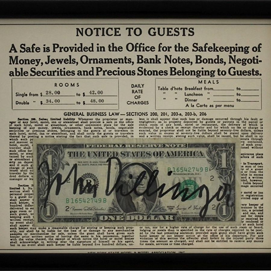 Korff Stiftung - Joseph Beuys - Geldscheine - Notice to Guest
