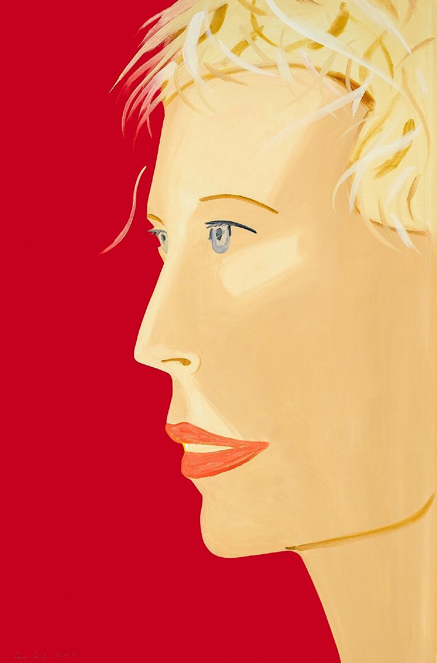 Korff Stiftung - Alex Katz - Graphics - Coca-Cola Girl (red)