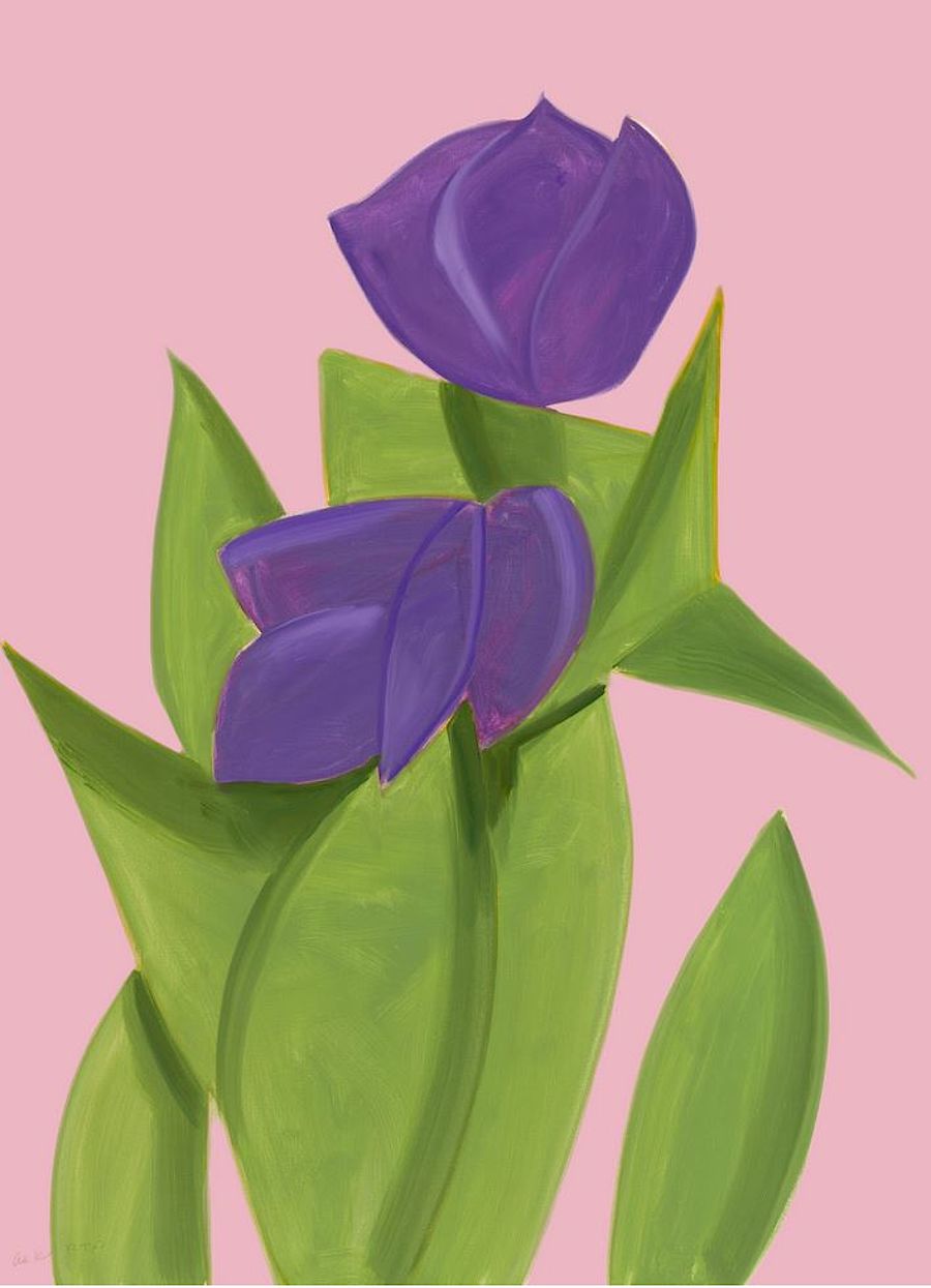 Korff Stiftung - Alex Katz - Graphics - Purple Tulips 2