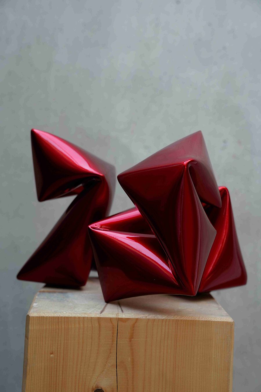 Korff Stiftung - Willi Siber - Sculptures - Steelsculpture red