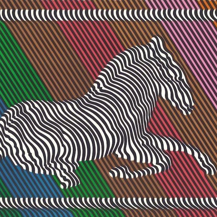 Korff Stiftung - Victor Vasarely - Graphics - Zebra, No. 3
