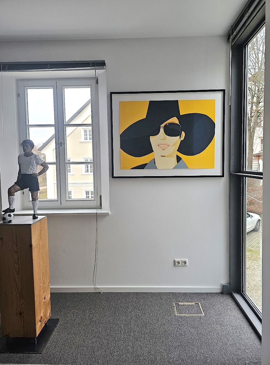 Korff Stiftung - Alex Katz - Graphics - Vivien in Black Hat