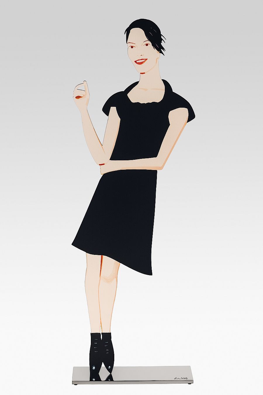 Korff Stiftung - Alex Katz - Skulpturen - Black Dress Cutouts