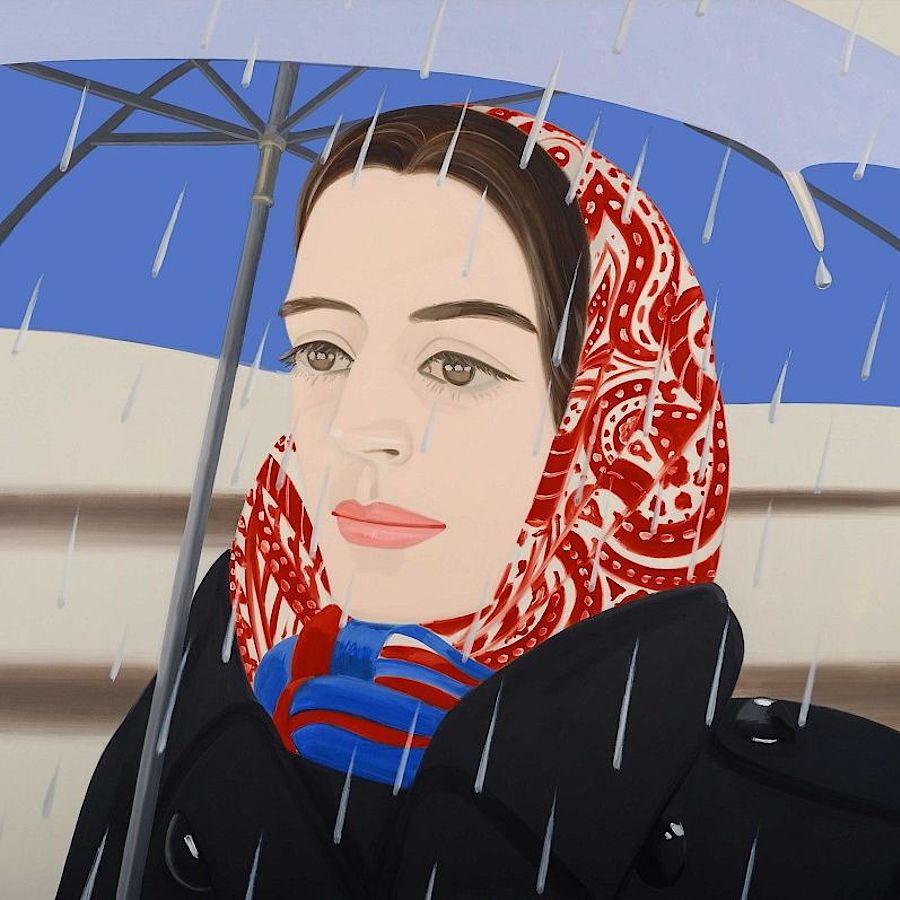 Korff Stiftung - Alex Katz - Graphics - Blue Umbrella 2