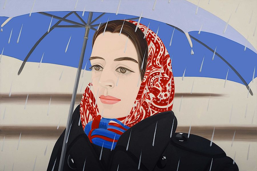 Korff Stiftung - Alex Katz - Grafiken - Blue Umbrella 2