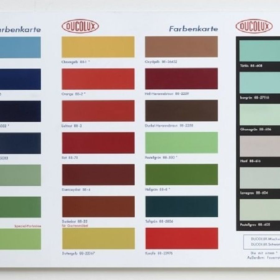 Korff Stiftung - Damien Hirst - Graphics - Colour Chart H2