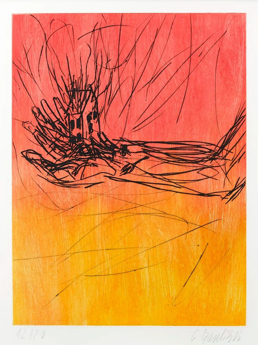 Korff Stiftung - Georg Baselitz - Grafiken - Das brennende Haus Korff Stiftung - Georg Baselitz - Grafiken - Das brennende Haus
