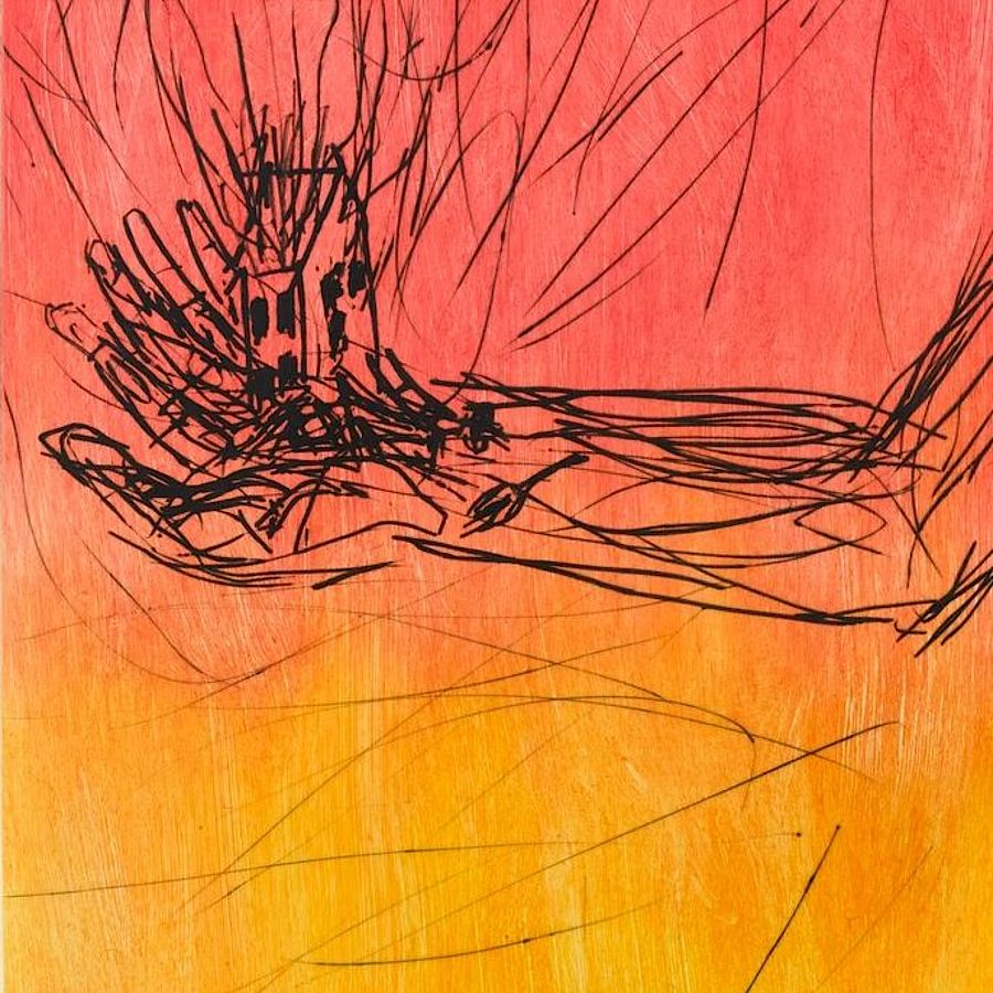 Korff Stiftung - Georg Baselitz - Grafiken - Das brennende Haus
