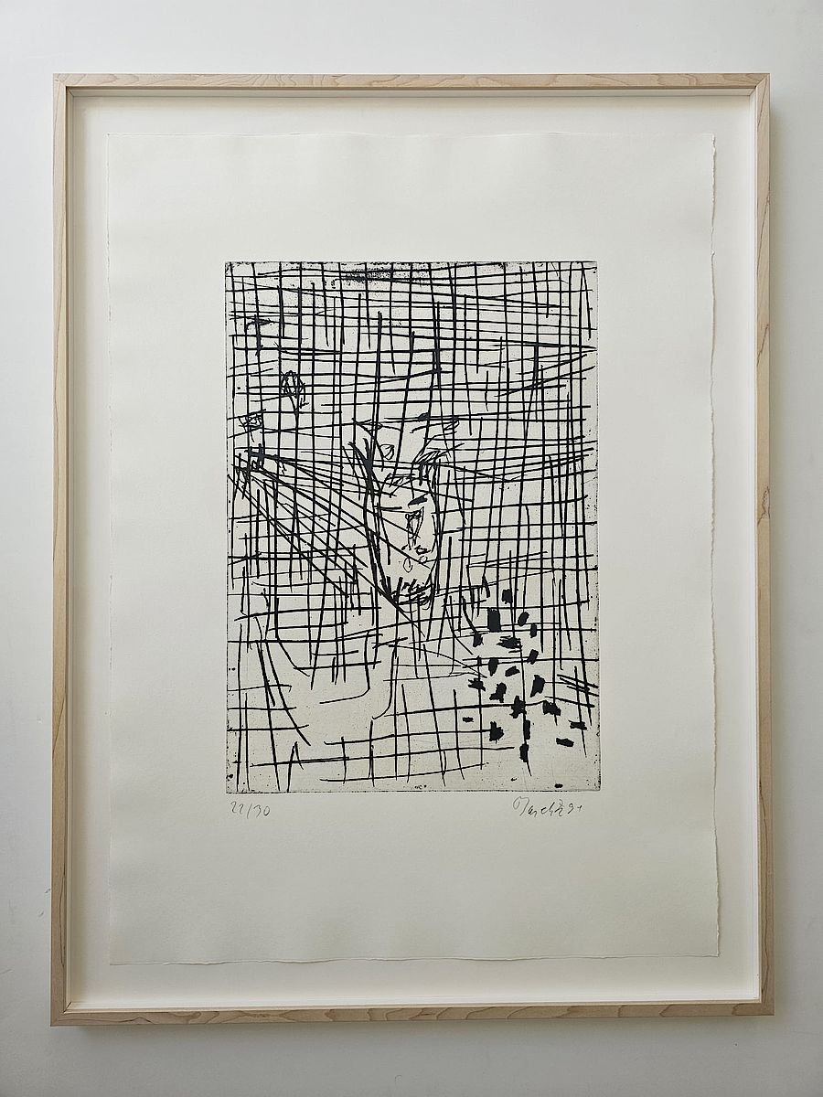 Korff Stiftung - Georg Baselitz - Graphics - o. T. (´45 II #14)