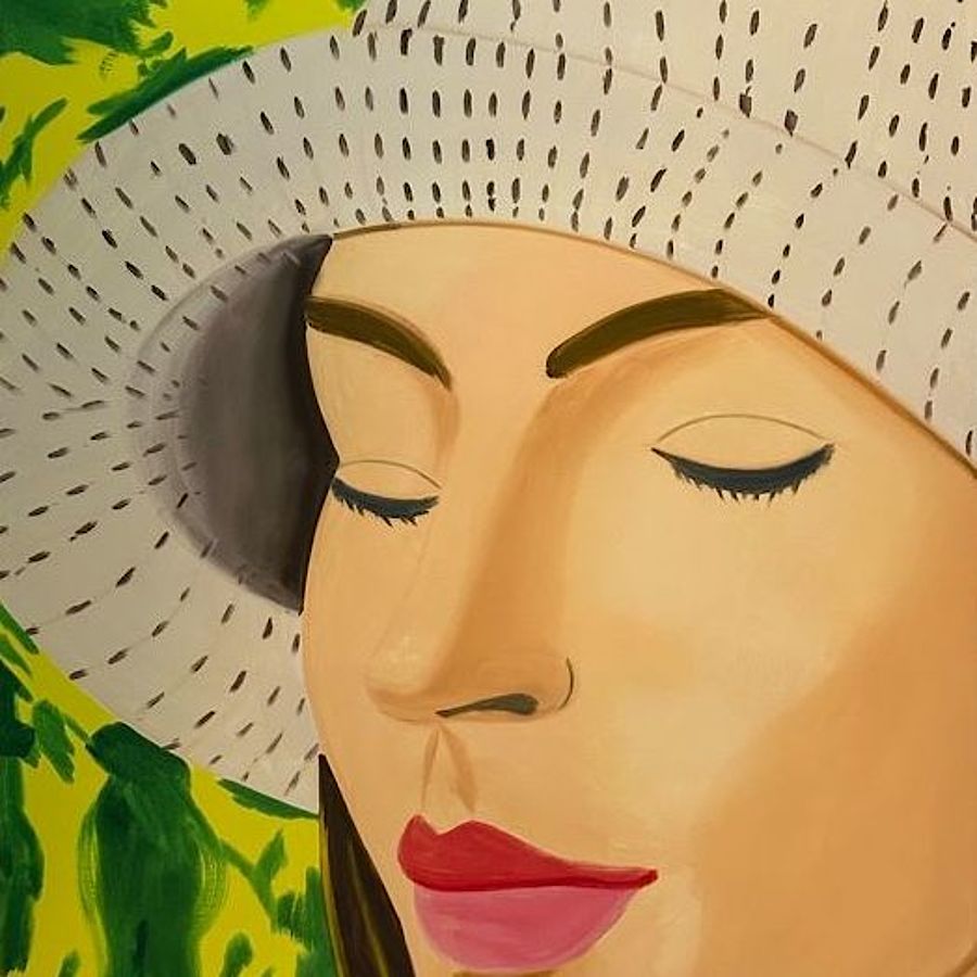 Korff Stiftung - Alex Katz - Grafiken - Straw hat 3