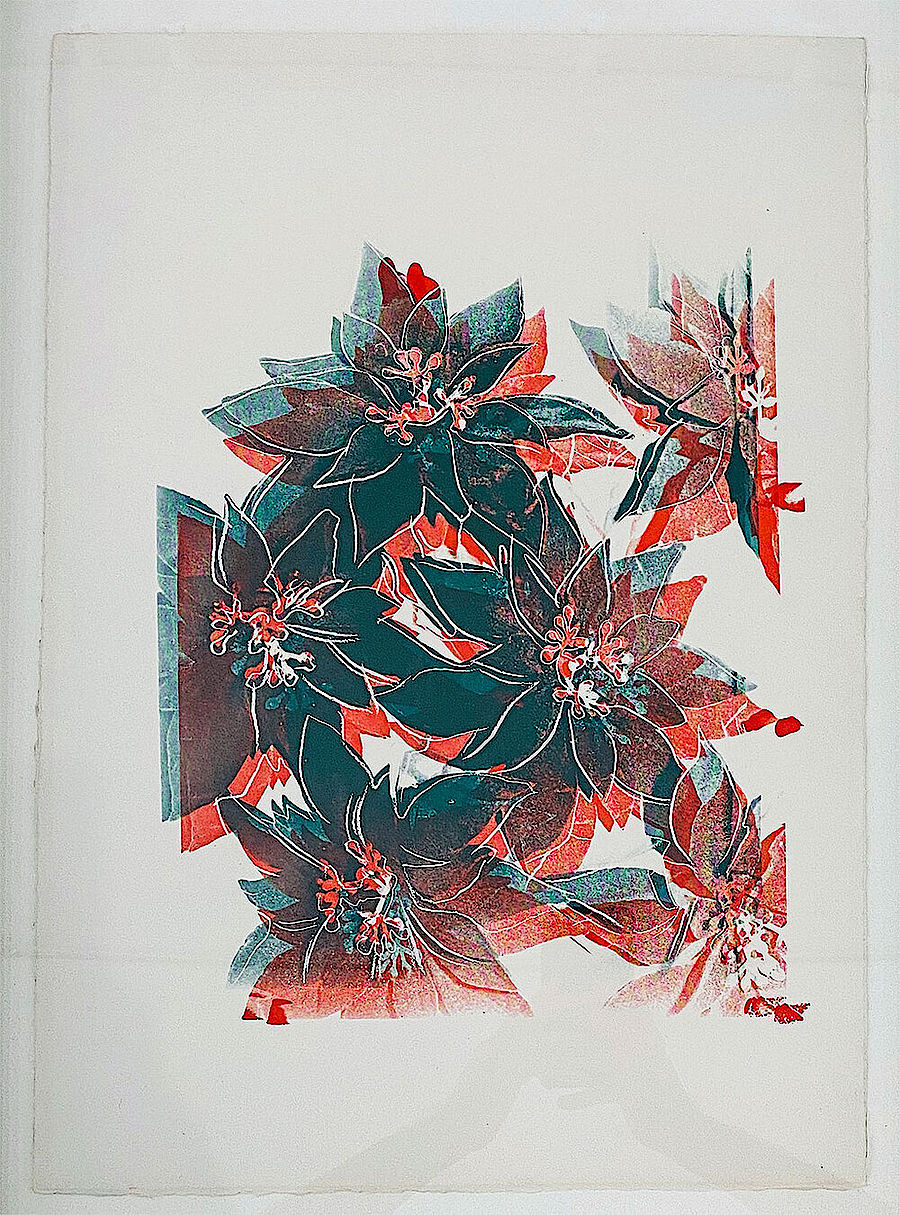Korff Stiftung - Andy Warhol - Unique Works - Poinsettias