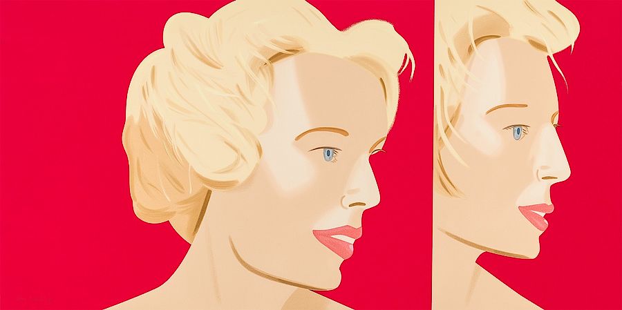 Korff Stiftung - Alex Katz - Grafiken - Coca-Cola Girl #6