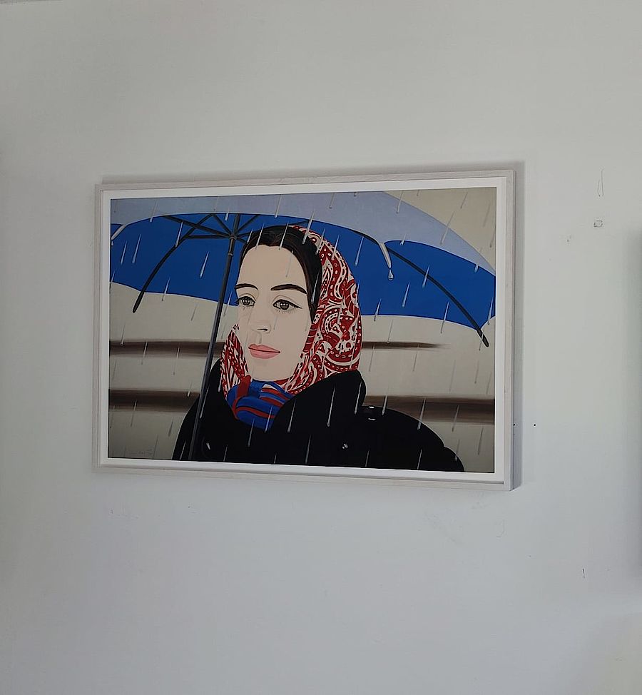 Korff Stiftung - Alex Katz - Graphics - Blue Umbrella 2