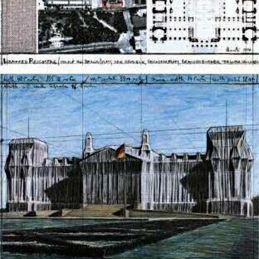 Korff Stiftung - Christo - Grafiken - Wrapped Reichstag VIII