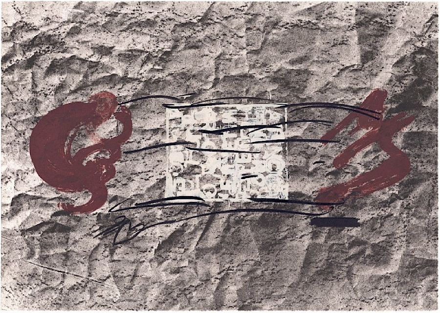 Korff Stiftung - Antoni Tapies - Grafiken - X Landkarte