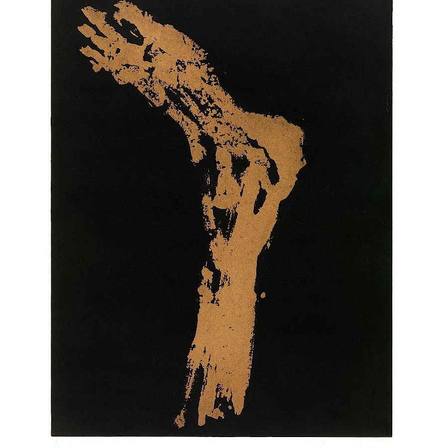 Korff Stiftung - Georg Baselitz - Grafiken - Piedi X (gold)