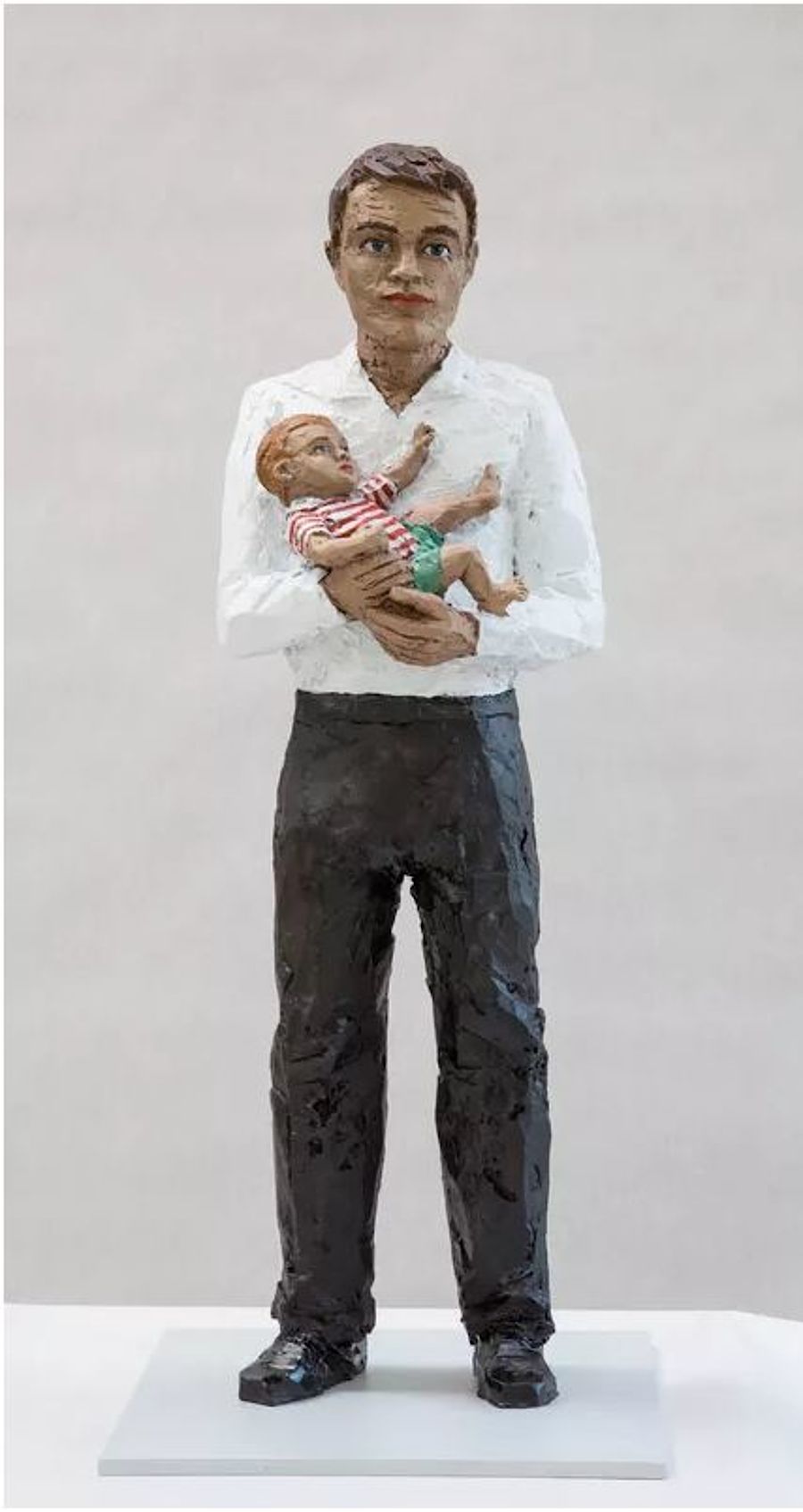 Korff Stiftung - Stephan Balkenhol - Sculptures - Mann mit Kind