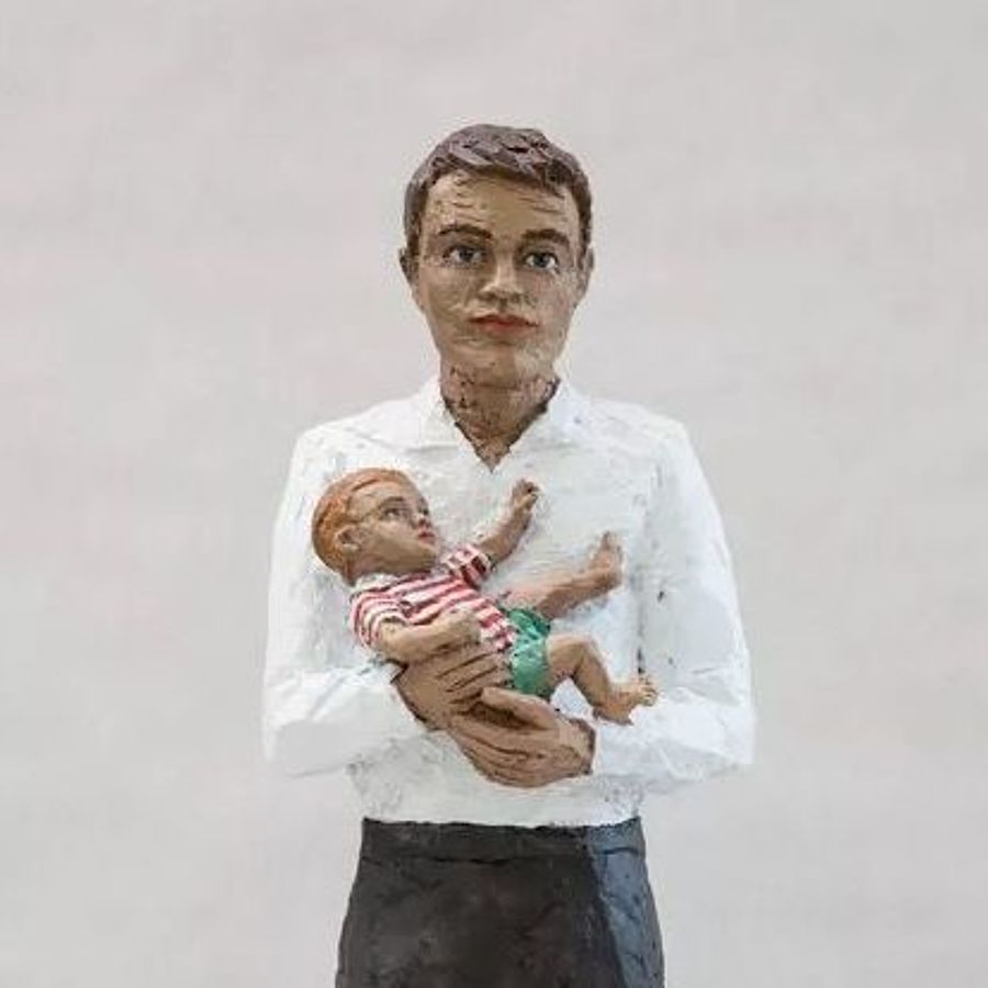 Korff Stiftung - Stephan Balkenhol - Sculptures - Mann mit Kind