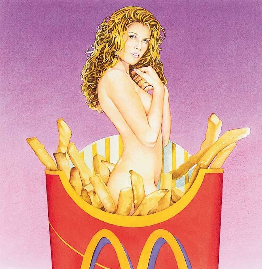 Korff Stiftung - Mel Ramos - Grafiken - Fräulein French Fries