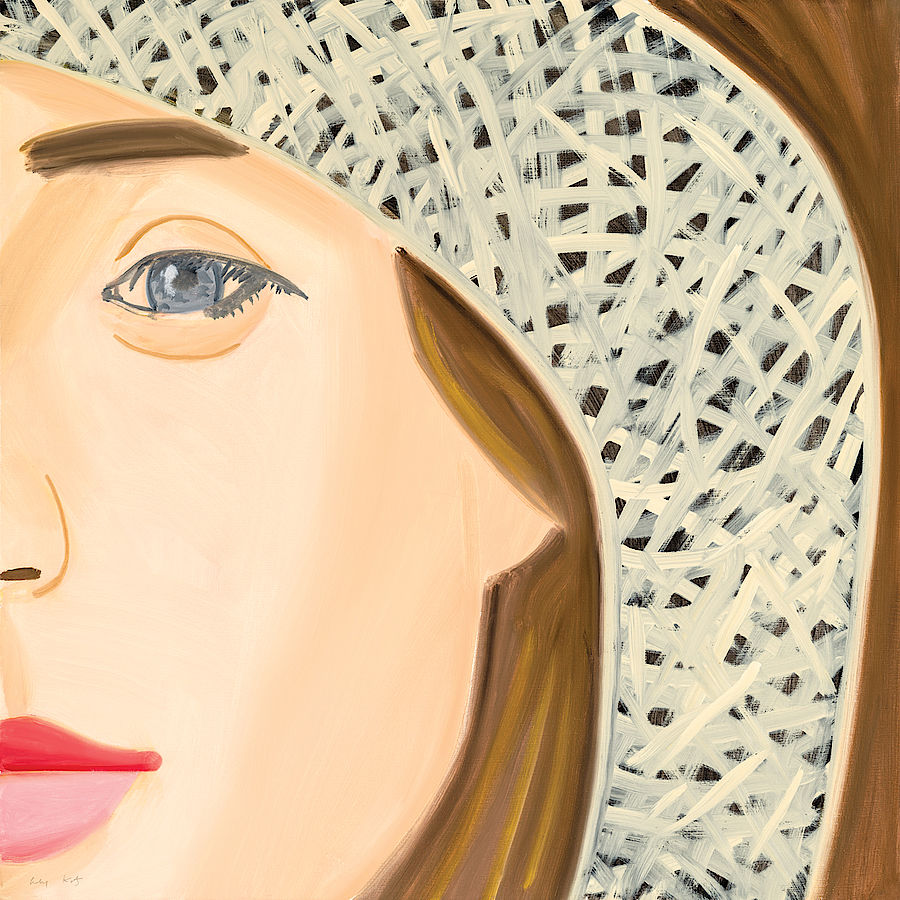 Korff Stiftung - Alex Katz - Grafiken - Straw hat 1