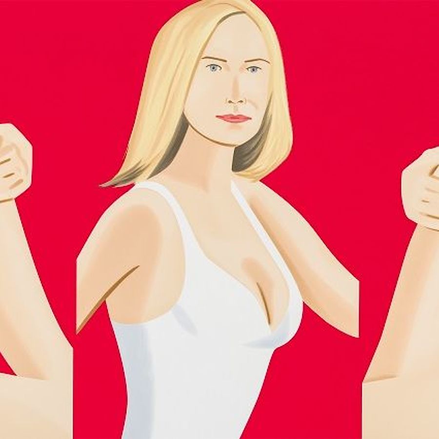 Korff Stiftung - Alex Katz - Grafiken - Coca-Cola Girl #9