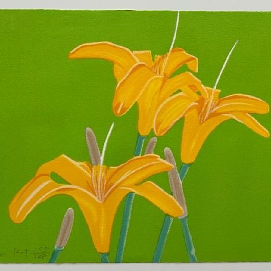Korff Stiftung - Alex Katz - Graphics - Day Lilies