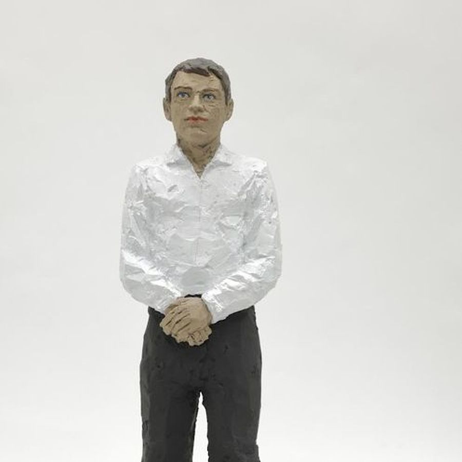 Korff Stiftung - Stephan Balkenhol - Sculptures - Mann mit weißem Hemd