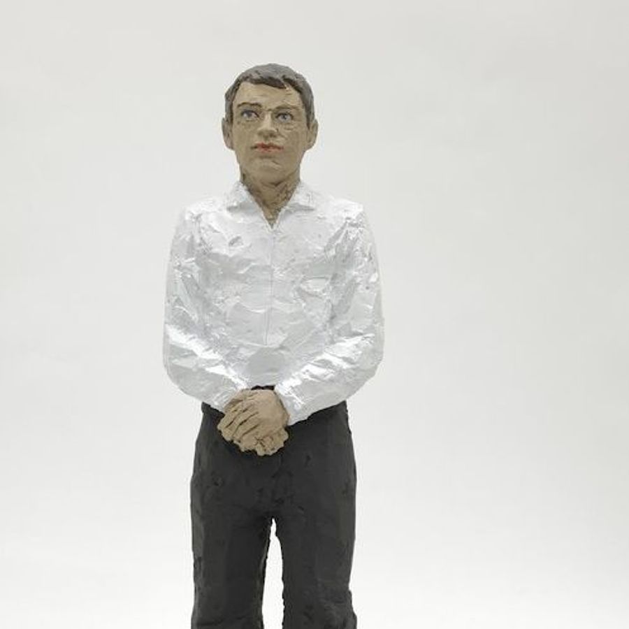 Korff Stiftung - Stephan Balkenhol - Skulpturen - Mann mit weißem Hemd