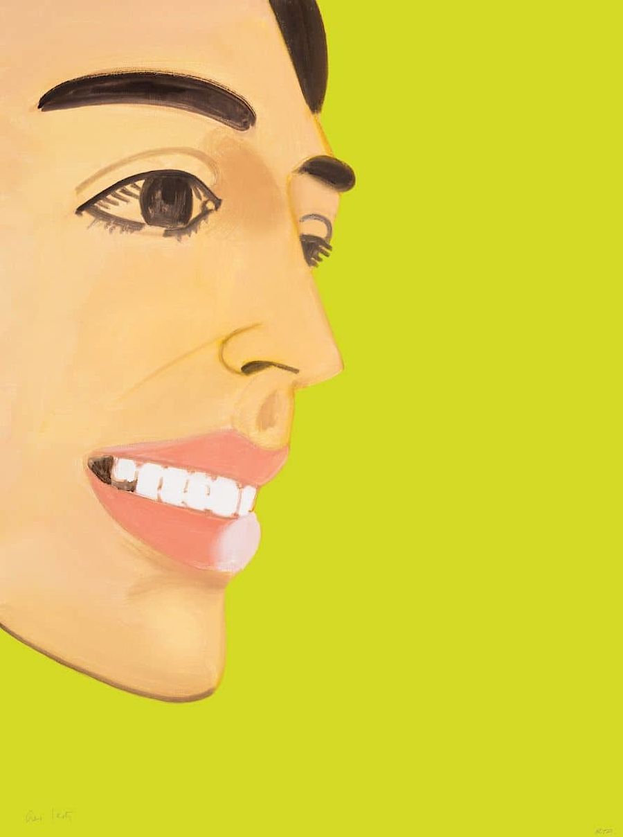 Korff Stiftung - Alex Katz - Graphics - Vivien (on green)