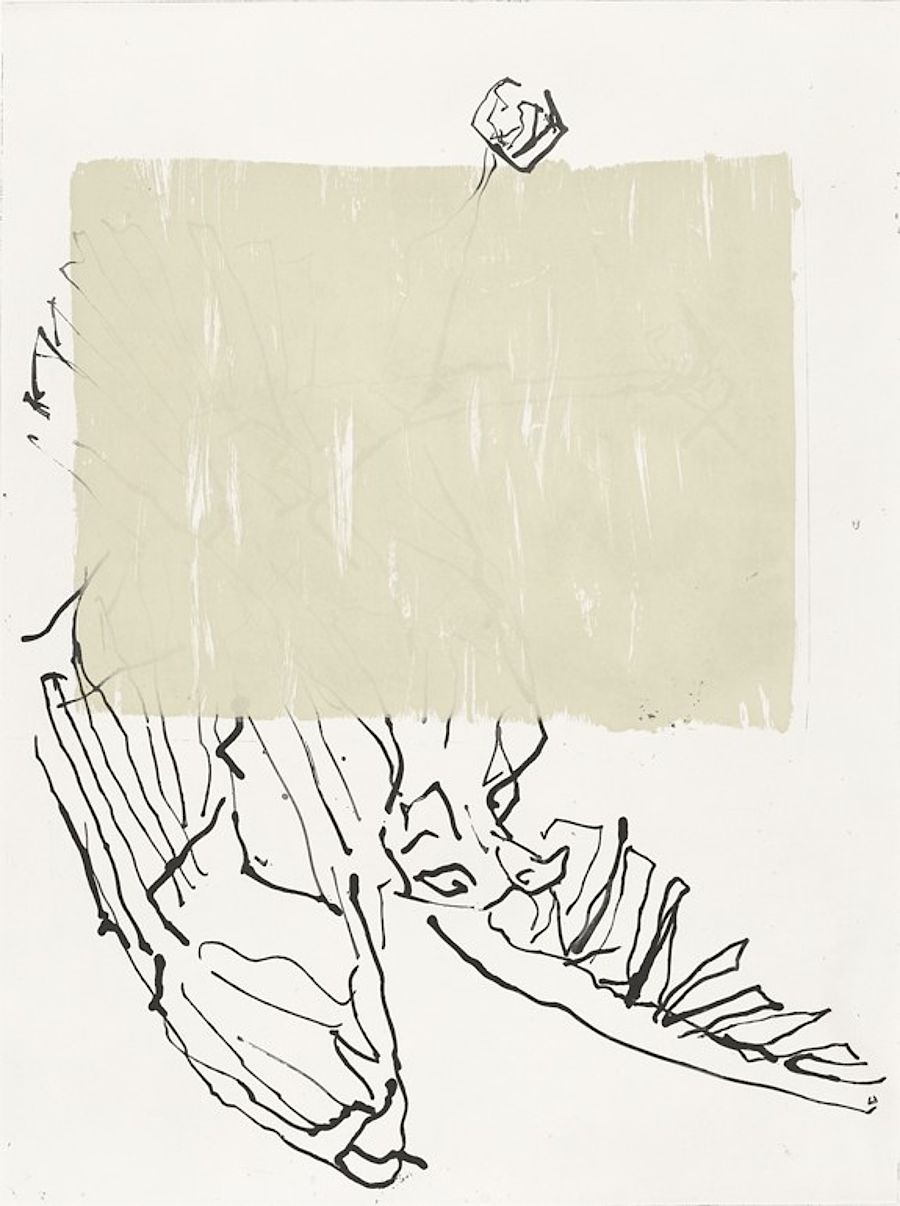 Korff Stiftung - Georg Baselitz - Grafiken - Fliegt immer noch (schwarz)