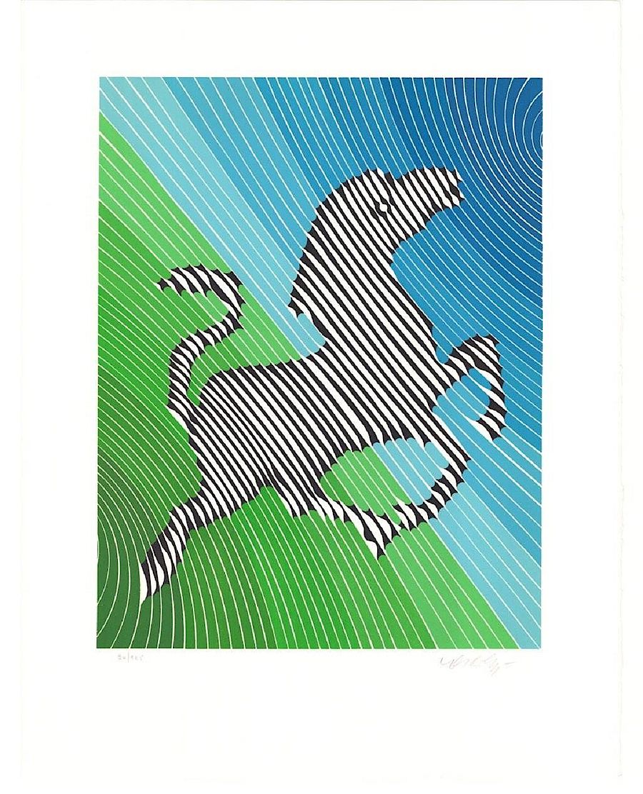 Korff Stiftung - Victor Vasarely - Grafiken - Zebra, No. 2