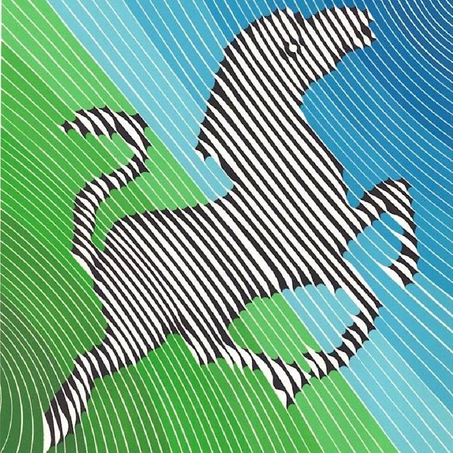 Korff Stiftung - Victor Vasarely - Graphics - Zebra, No. 2