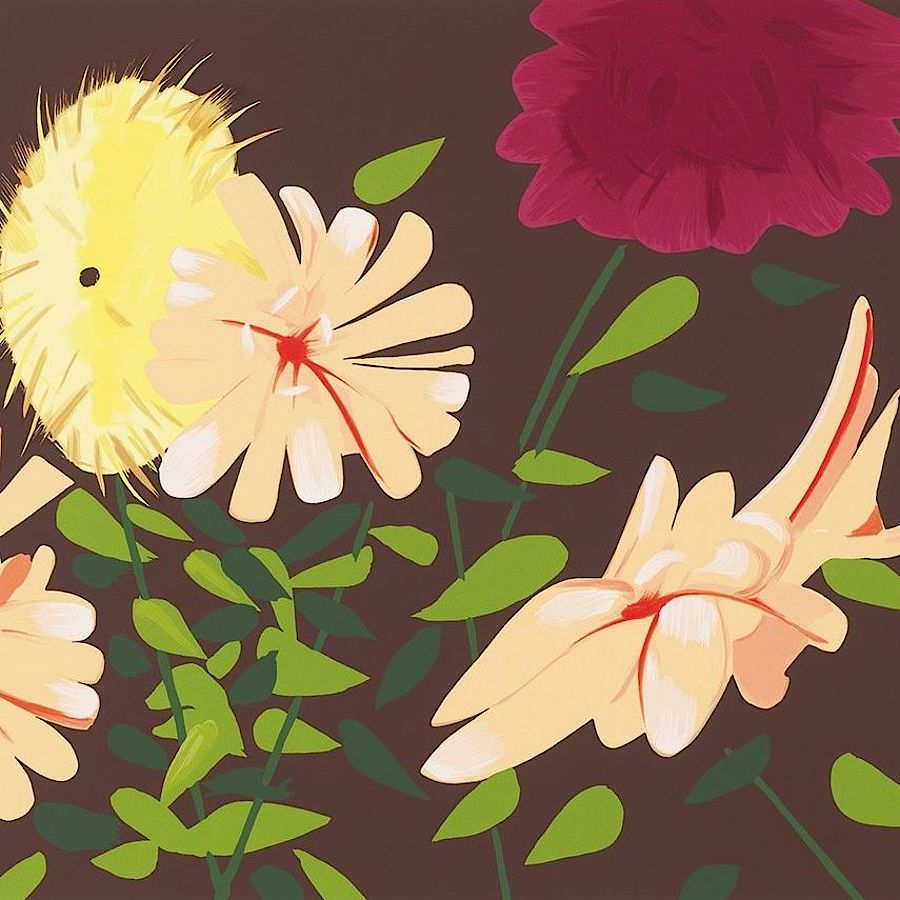 Korff Stiftung - Alex Katz - Grafiken - Late Summer Flowers