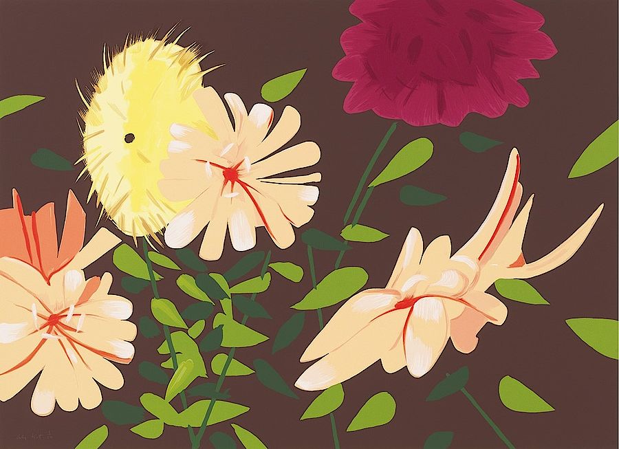 Korff Stiftung - Alex Katz - Grafiken - Late Summer Flowers