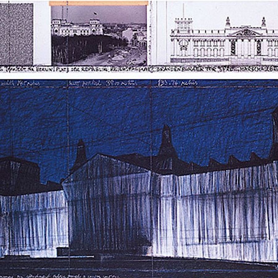 Korff Stiftung - Christo - Graphics - Wrapped Reichstag VII