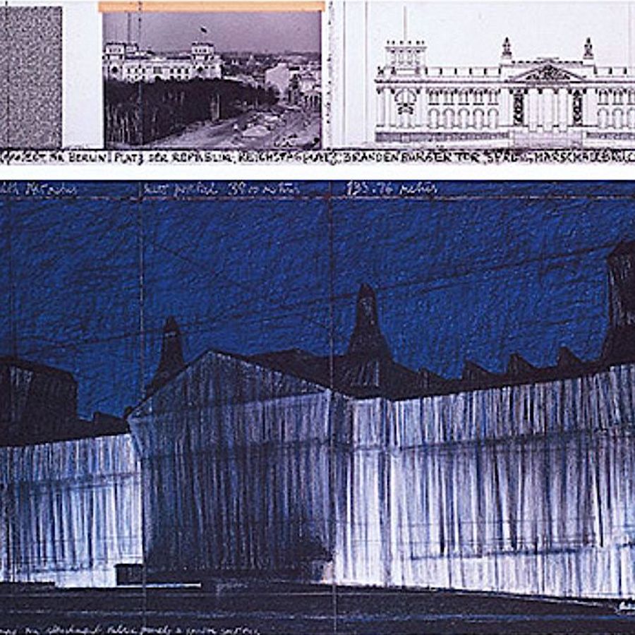 Korff Stiftung - Christo - Grafiken - Wrapped Reichstag VII