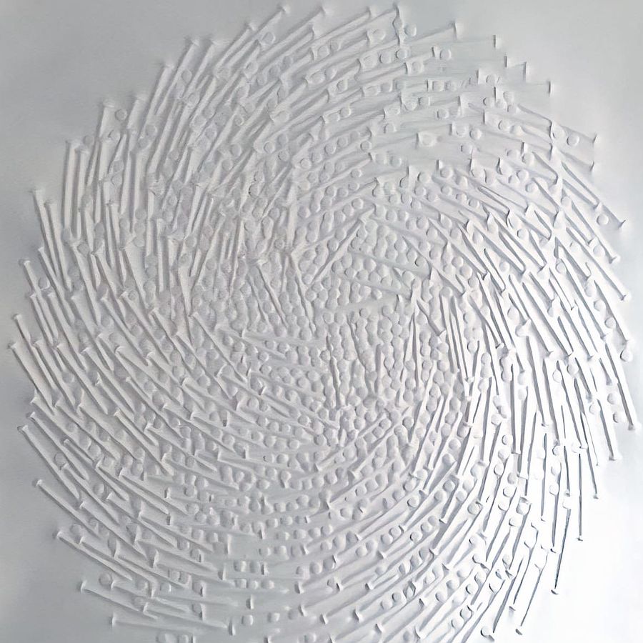 Korff Stiftung - Günther Uecker - Editionen - Prägedrucke - o.T. (Schwerin)