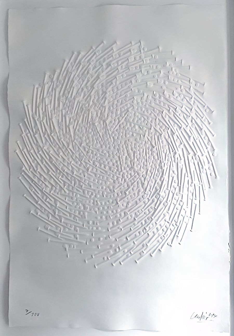 Korff Stiftung - Günther Uecker - Editionen - Prägedrucke - o.T. (Schwerin)