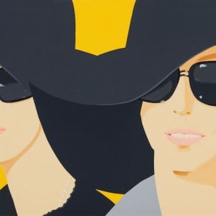 Korff Stiftung - Alex Katz - Grafiken - Black Hats IV