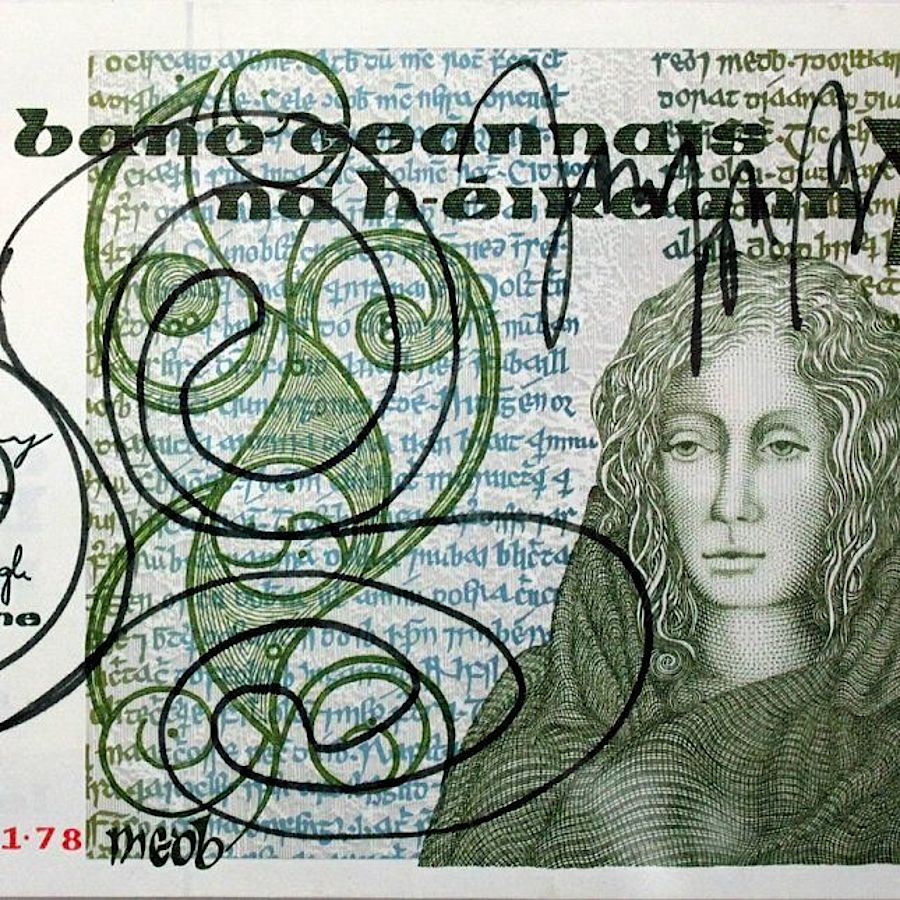 Korff Stiftung - Joseph Beuys - Kunst = Kapital - irish pound
