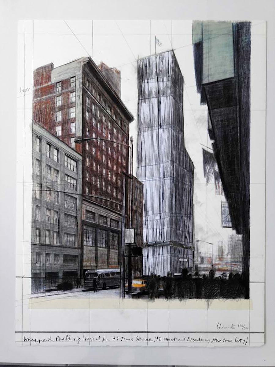 Korff Stiftung - Christo - Grafiken - Wrapped Building