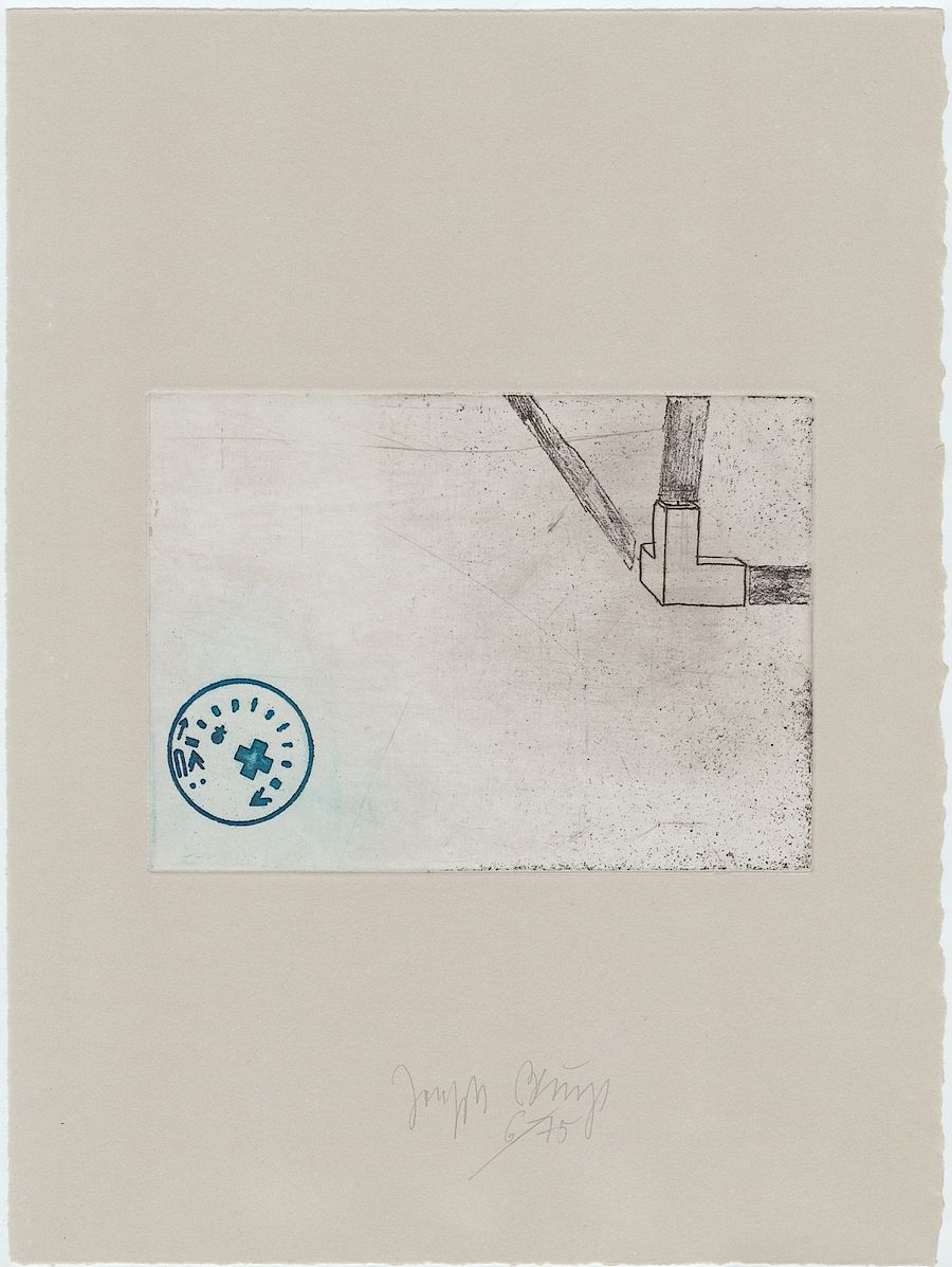 Korff Stiftung - Joseph Beuys - Grafiken - Raumecke, Filz, Fett