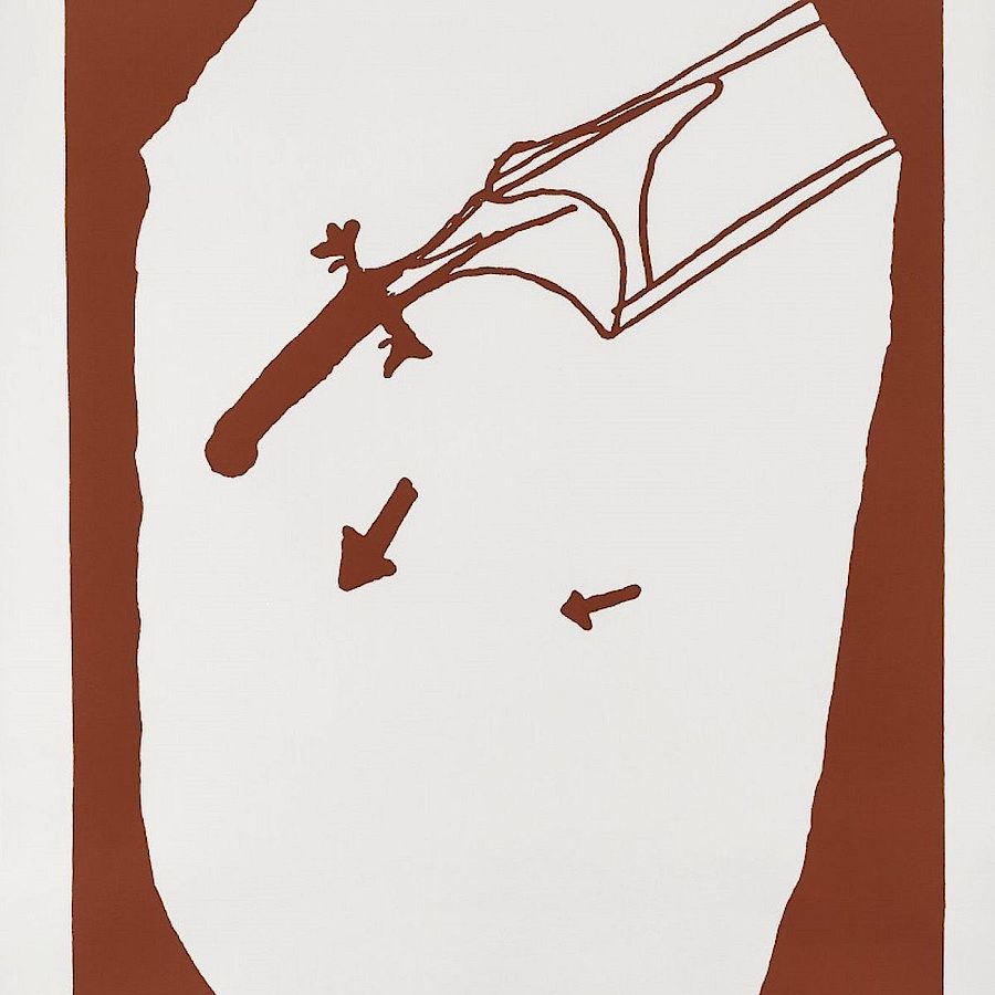 Korff Stiftung - Joseph Beuys - Grafiken - Elch in der Strömung