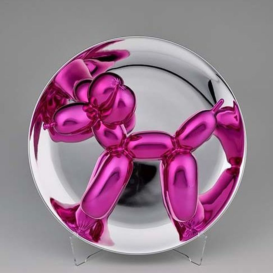 Korff Stiftung - Jeff Koons - Skulpturen - Balloon Dog (Magenta)
